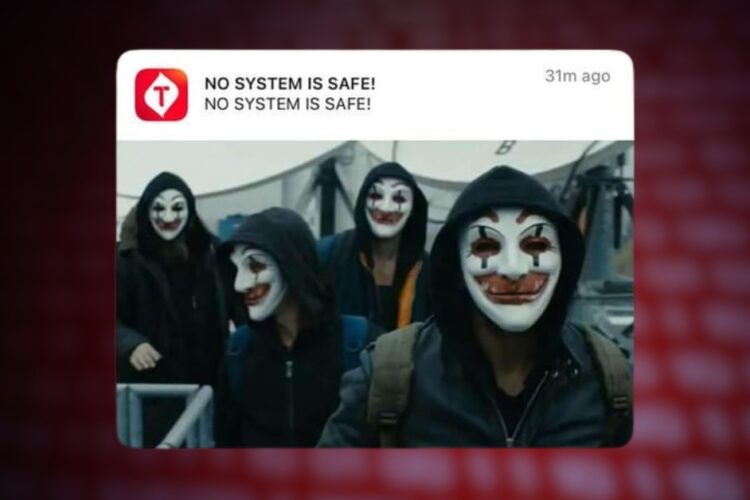 MyTelkomsel kena hack notifikasi No System is Safe dijelaskan